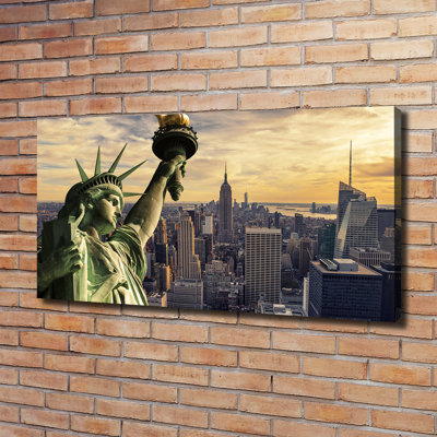 Statue Of Liberty - Wrapped Canvas Print