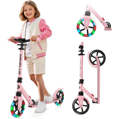 Trottinette pliable FED Fitness WayPlus KS3-P, capacité de 240 lb, roues de 8 po, 6 ans et plus avec 4 hauteurs réglables