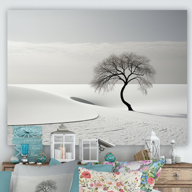 Paysage d'hiver photo I sur toile, Toile tendue, H 16 po x l 32 po