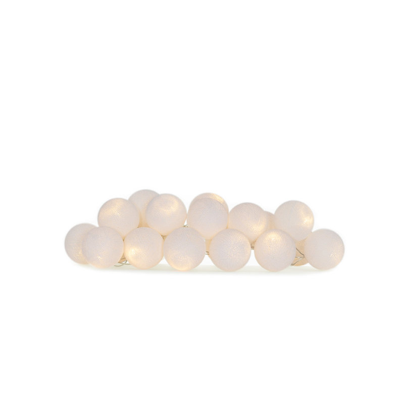 149'' Globe String Lights, White
