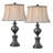 Athens 28" Gunmetal Table Lamp-405460260