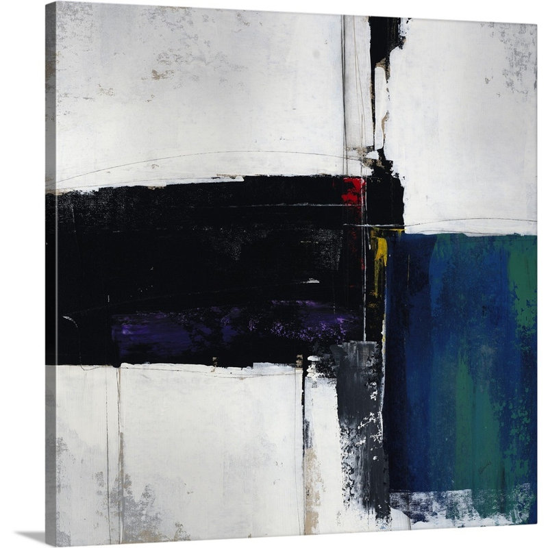 « time frame i », peinture sur toile, Toile tendue, H 12 po x l 12 po x P 1,25 po