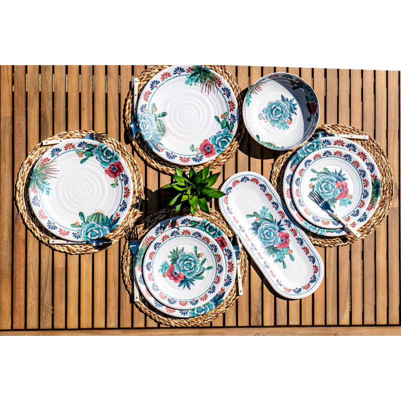 Desert Succulent Sandwich Tray, (newWave) 15" x 6.1" x.7"