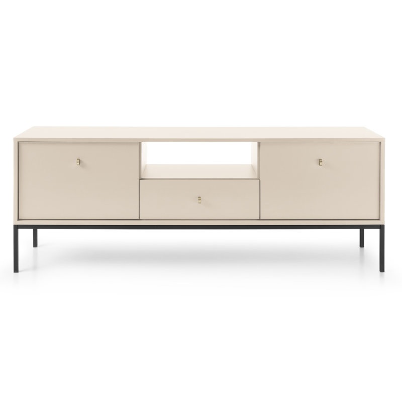 Aylamae Unfinished TV Stand for TVs up to 65, Beige
