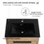 Meuble-lavabo autoportant de 24 po avec lavabo, meuble-lavabo autoportant avec 2 portes Beid-389602346-368084342