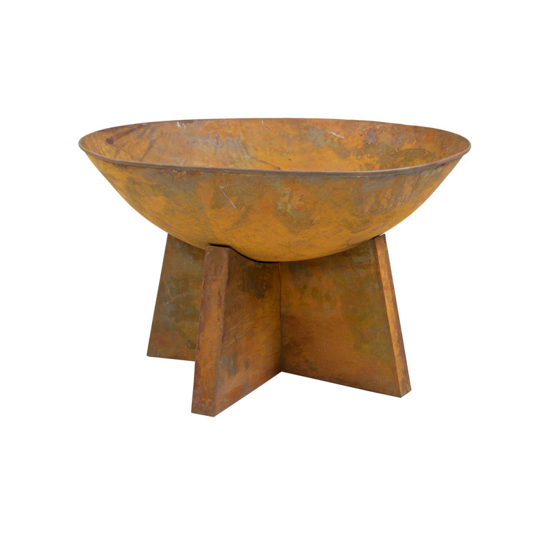 Round Steel Wood Burning Smokeless Fire Pit