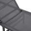 Chaise longue d'extérieur avec méridienne réglable à 5 positions