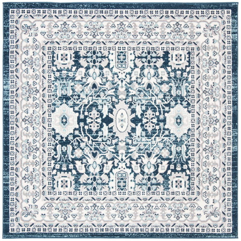 Gutierez Performance Oriental Rug, Square 6'7"