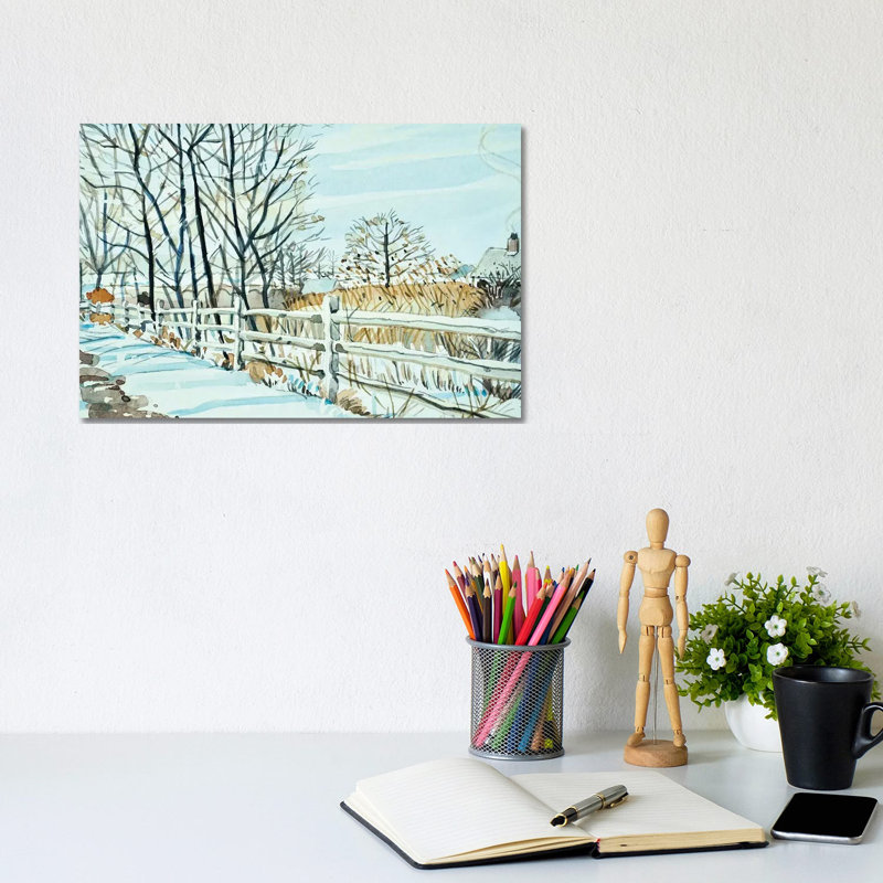Silence by Luisa Millicent - Painting on Canvas, Wrapped Canvas, 20.32cm H x 30.48cm W x 1.91cm D