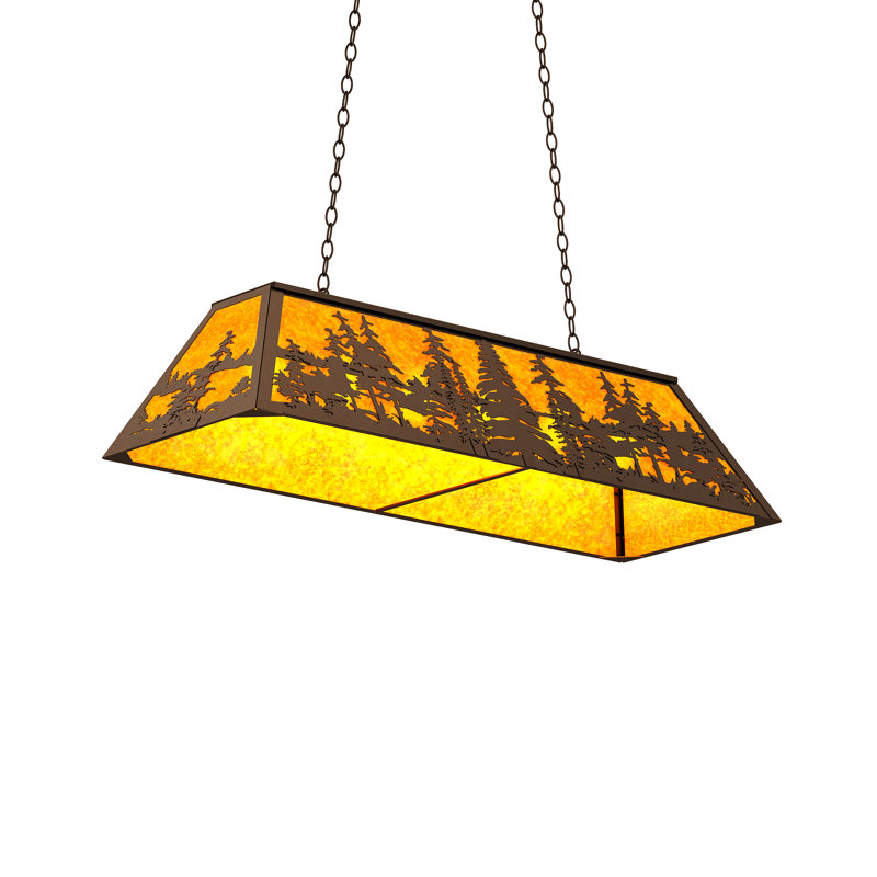 Doby 6 - Light Pendant, 44" H x 48" W x 13" D, Bronze