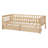 Kallel Daybed with Two Drawers and Guardrails-506472936-506472917