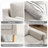 84'' Square Arm Upholstered Standard Sofa-1742667607