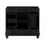 [Cabinet Only] 36" Black Bathroom Vanity(Sink Not Included)