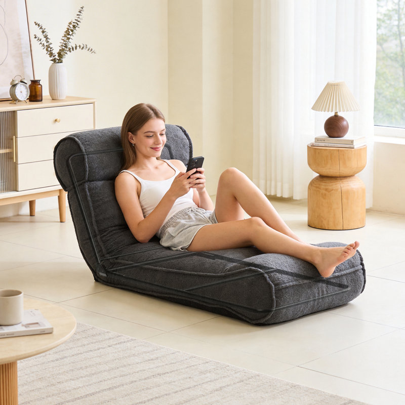 Méridienne extra-confortable et confortable, Gris