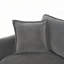 Canapé modulaire à assise profonde avec 2 repose-pieds et coussins moelleux, causeuse modulaire pour salon, appartement-958891328-960205545