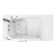 52'' x 30'' Walk-in Acrylic Bathtub with Faucet