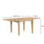Extendable Solid Wood Base Dining Table-1751164366