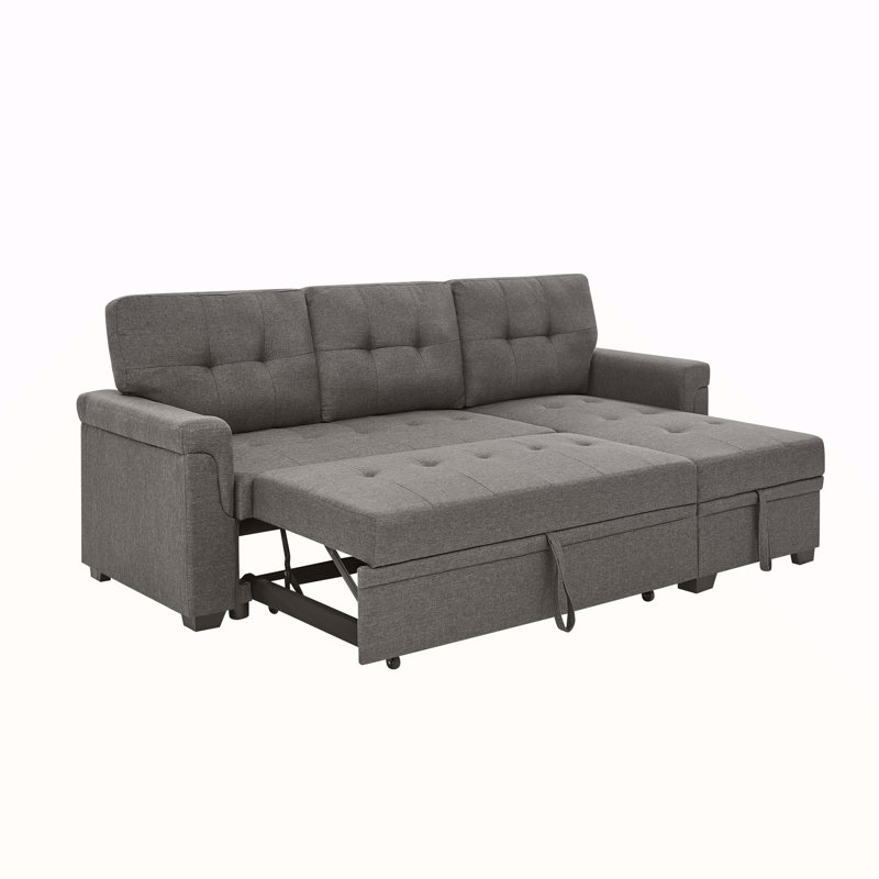 86'' Upholstered Pull-Out Sofa Bed