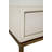 Venissa 55" Wide Mahogany Console Table, Cream