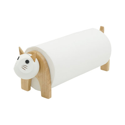 Porte-serviettes en bois Cat