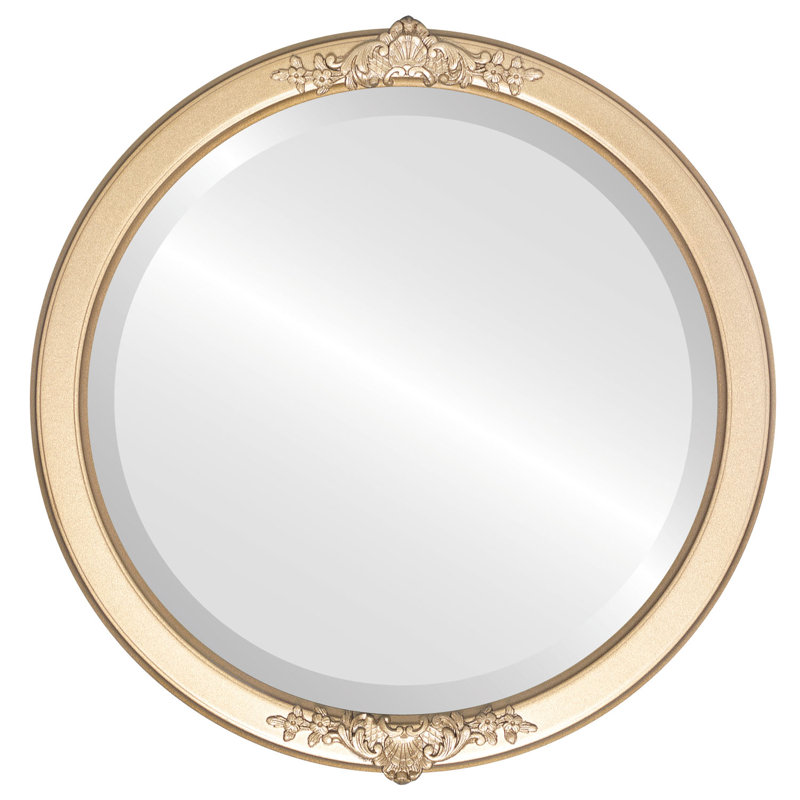 Miroir décoratif biseauté glam Wingate, 15 po x 15 po