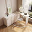 Meuble-lavabo extensible 55,11 "à 110" avec espace de rangement