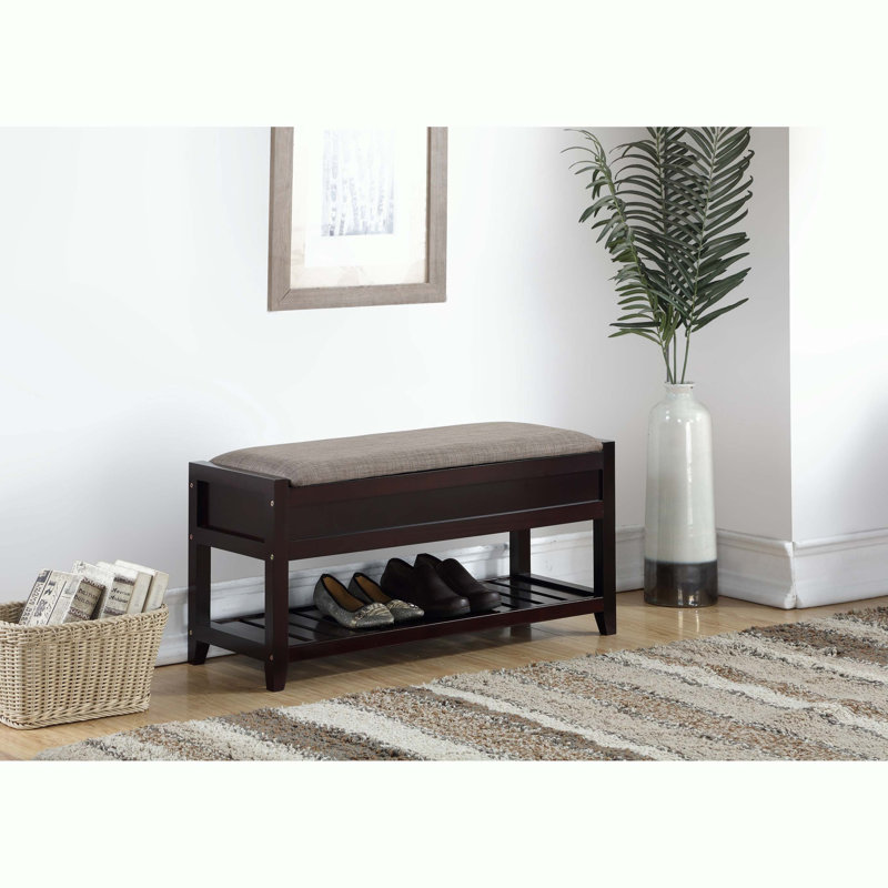 Bench with Shoe Storage, Brown