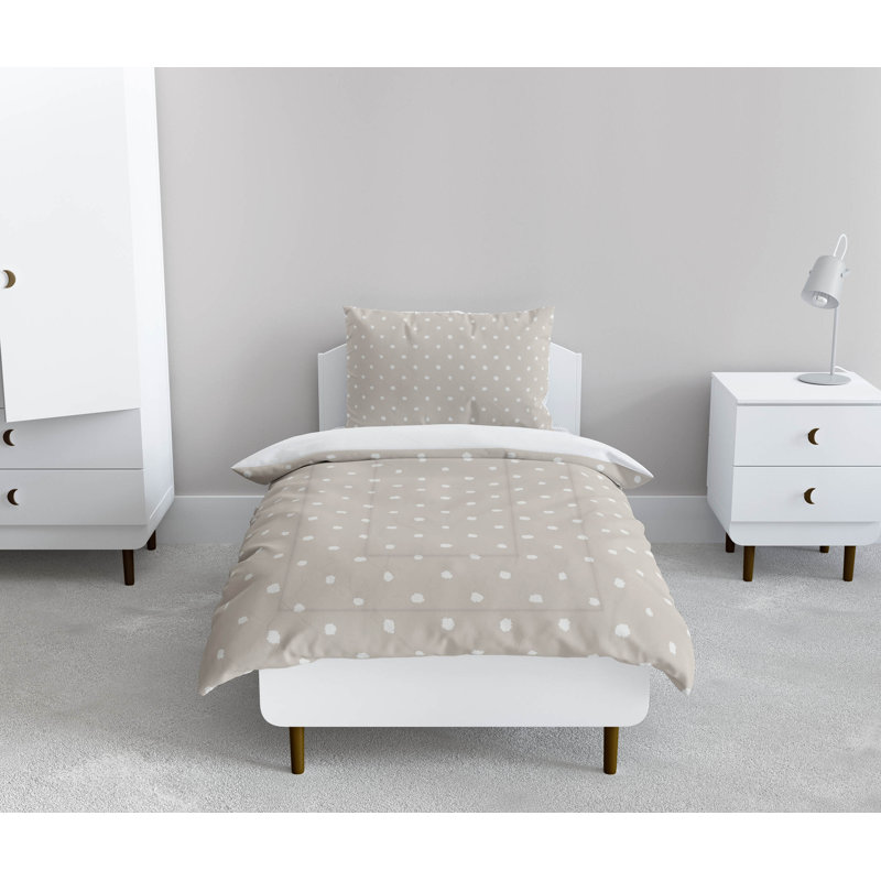 Leo Decorative Lightweight Comforter Set, Taupe