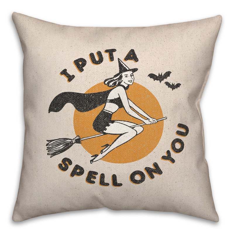  Witch Square Pillow Cover & Insert