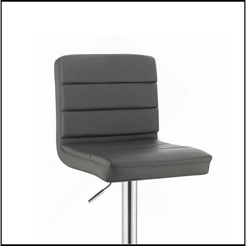  Adjustable Bar Stool (Set Of 2), Gray
