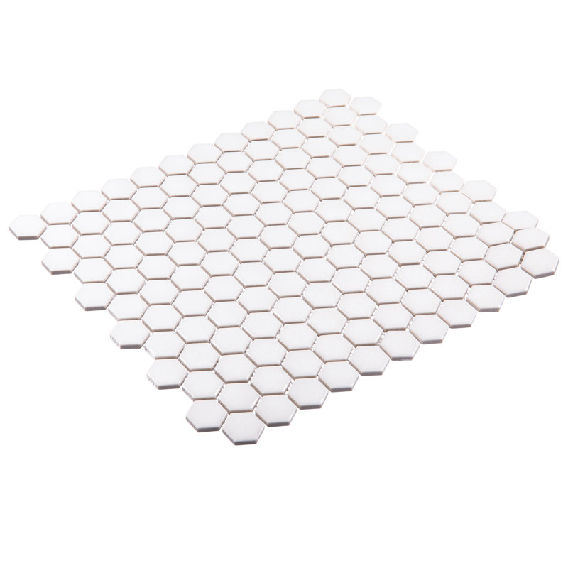 Élégant-Suave 3/4 po Carreau de mosaïque Hexagon Honeycomb, Carmillo