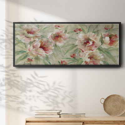 Peony Pleasure- Framed Canvas