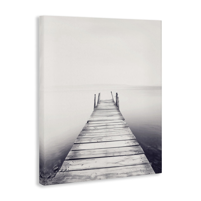"Quiet Pier", art par Annabelle Hall, H 48 po x l 36 po