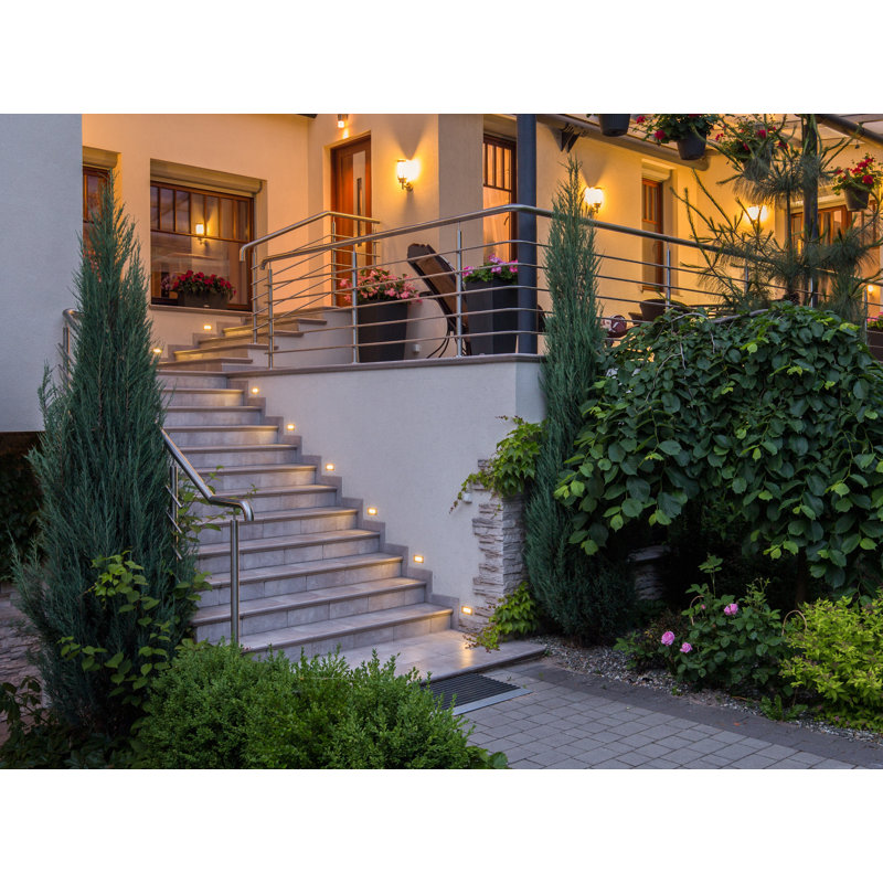 Integrated LED Step Light, Oil-Rubbed Bronze
