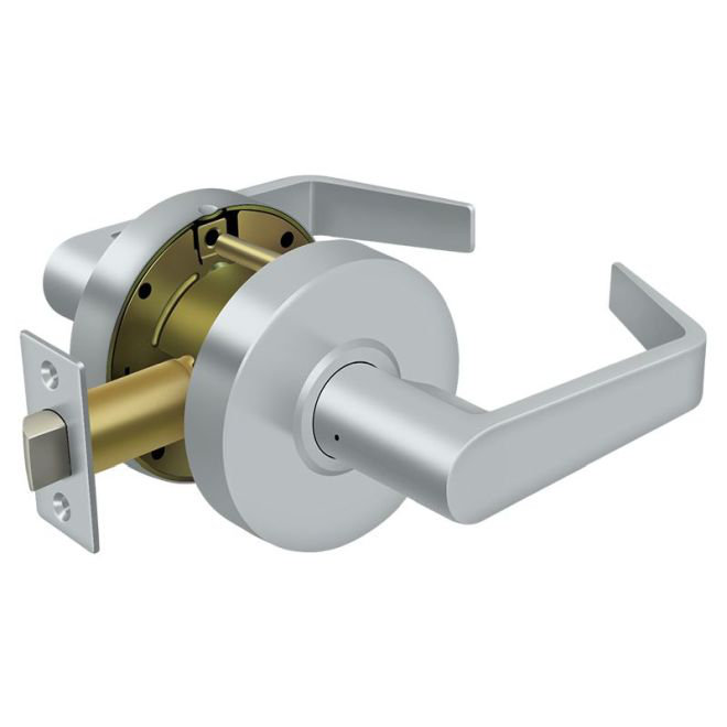 Deltana CL501EVC-26D, passage commercial, finition standard, finition levier 2, finition chrome brossé Clarendon