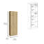 Armoire de rangement, cinq tablettes-93836586