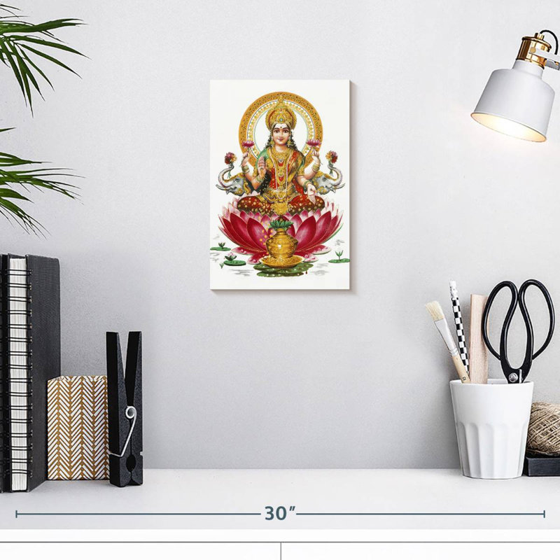 Adella Goddess Lakshmi, 12" H x 8" W