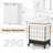 Metal Rolling Laundry Hamper with Handles