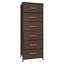 Commode pour femme 6 tiroirs Annyka, brun-209009079
