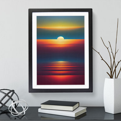 XV1022-5048X Vivid Abstract Sunset - Print