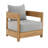 Teak Sunbrella Outdoor Armchair-110441391