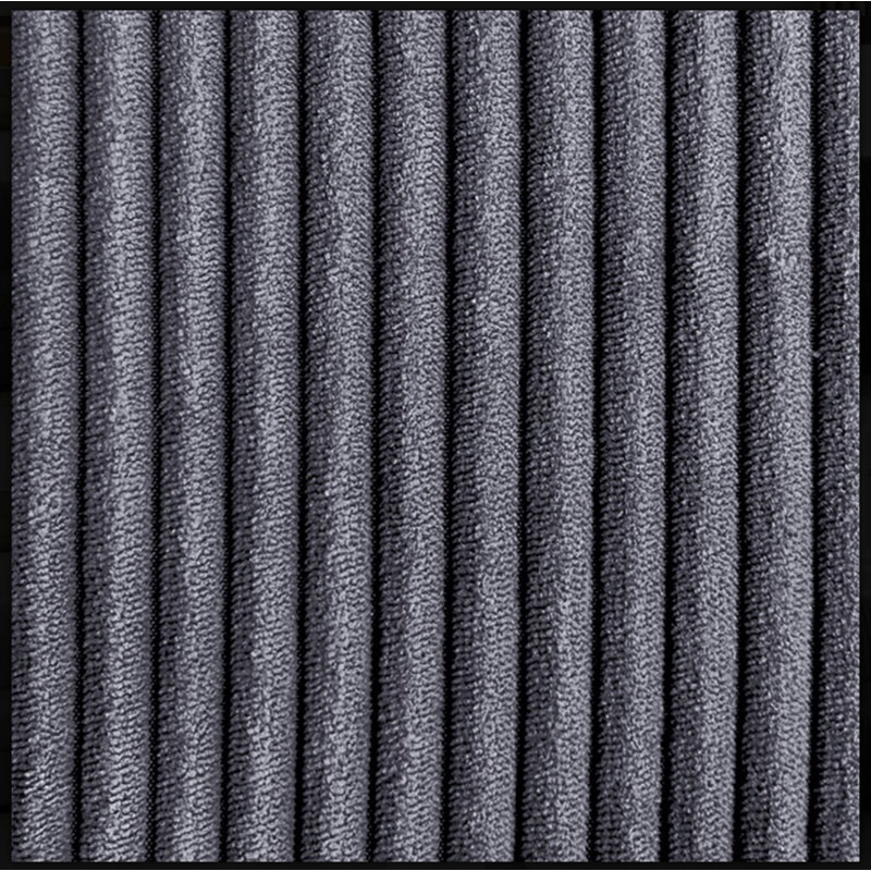 Canapé modulaire 2 pièces en velours côtelé, Velours côtelé gris foncé
