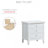 Elegant White Casual Nightstand-1472664527