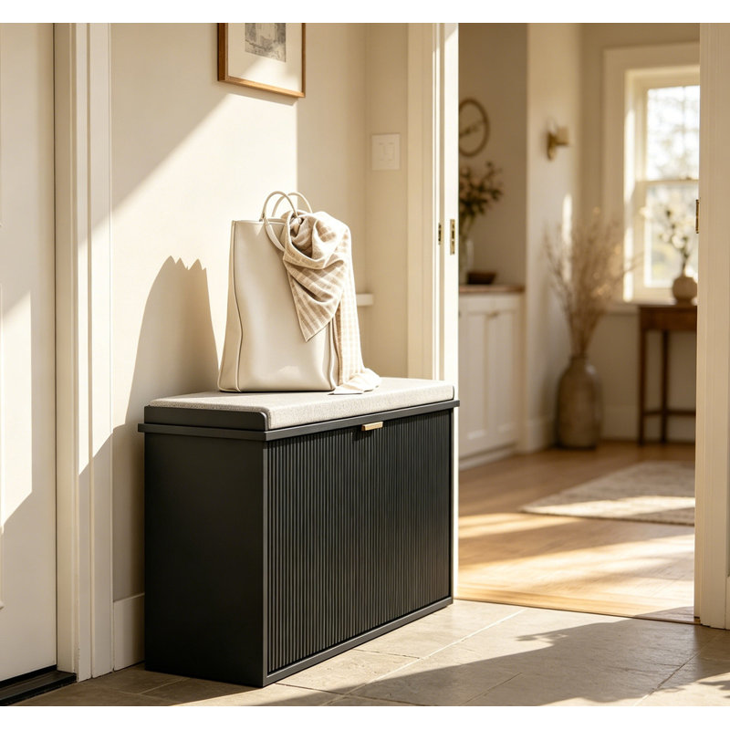 Elegant Hall Shoe Cabinet,Storage Bench,Shoe Bench
