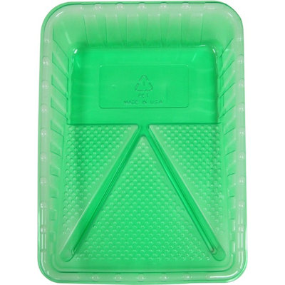 Dynamic 00182 2Qt (2L) Green Plastic Paint Tray-1PK