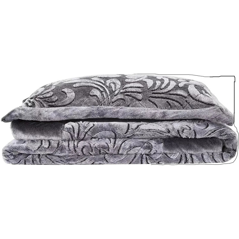 Bedspread with Pillow Shams Included, Super King Bedspread + 2 Standard Shams, Grey