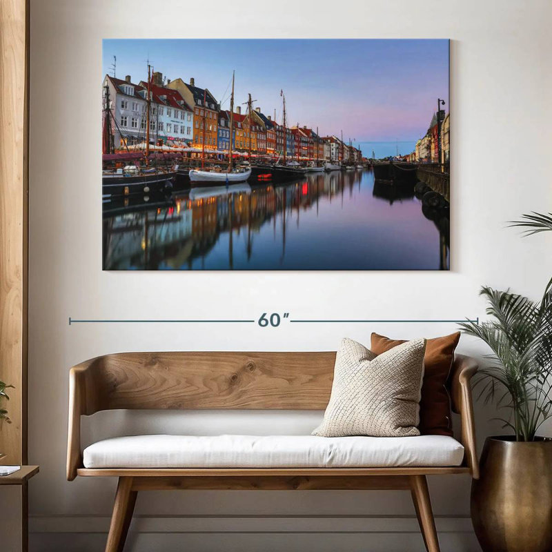 Nouveau port Tergel Nyhavn, H 34 po x l 51 po