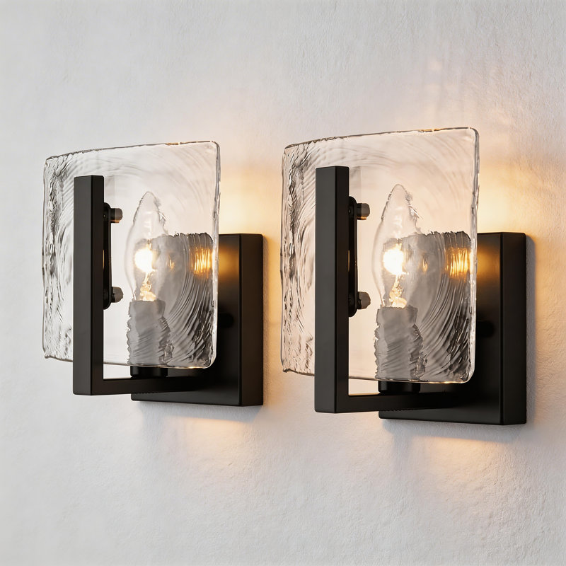 Applique murale en verre armé 6,3 pouces