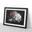 White Hen - Picture Frame Graphic Art Print-56864022-56864023