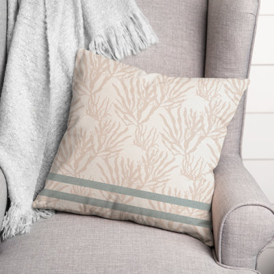 Striped Reversible Throw Pillow